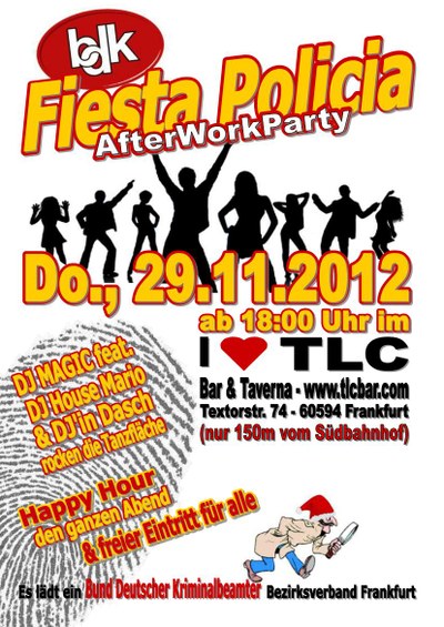 AfterWorkParty des BzV Frankfurt am Do., 29.11.12 AfterWorkParty des BzV Frankfurt am Do., 29.11.12