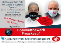 Aufruf zum Fotowettbewerb - Mit Humor durch die Coronakriste