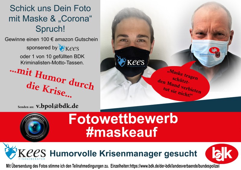 Aufruf zum Fotowettbewerb - Mit Humor durch die Coronakriste Aufruf zum Fotowettbewerb - Mit Humor durch die Coronakriste