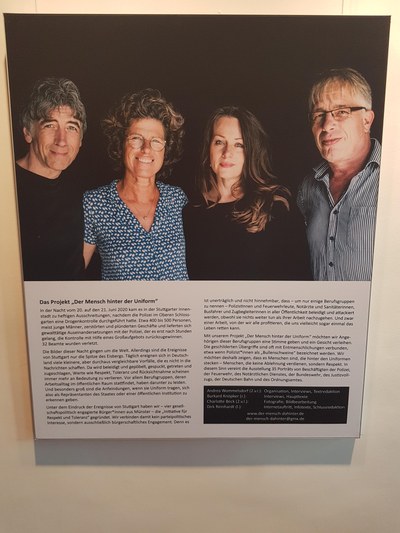 Ausstellungseröffnung „Der Mensch dahinter“ Ausstellungseröffnung „Der Mensch dahinter“