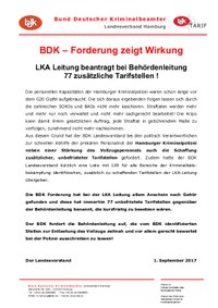BDK – Forderung zeigt Wirkung