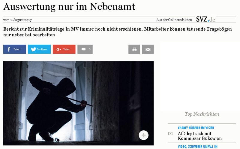 BDK im Gespräch mit der Schweriner Volkszeitung BDK im Gespräch mit der Schweriner Volkszeitung