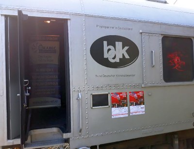 BDK präsentiert Antidrogenzug „Revolution Train“ erstmals in Berlin und Dresden BDK präsentiert Antidrogenzug „Revolution Train“ erstmals in Berlin und Dresden
