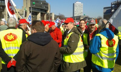 BDK-Protest stützt Tarifforderungen BDK-Protest stützt Tarifforderungen