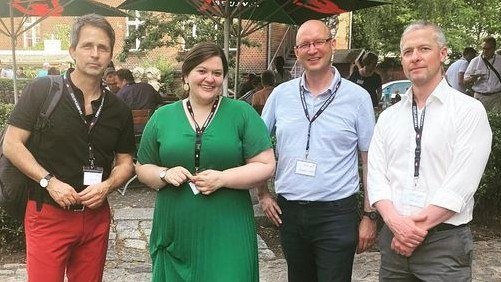 APB mit Uwe Madel (Aktenzeichen XY) beim BDK Sommerfest in Berlin mit Landesvorsitzendem und Co APB mit Uwe Madel (Aktenzeichen XY) beim BDK Sommerfest in Berlin mit Landesvorsitzendem und Co
