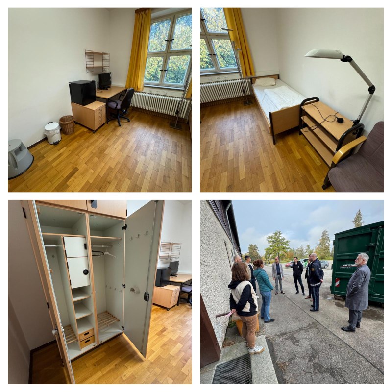 Klassische Stube mit Standardausstattung Begehung der Unterkunft