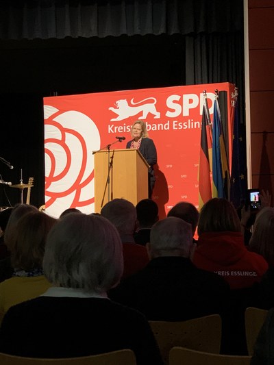 Bundesinnenministerin Nancy Faeser zu Gast in der schwäbischen Provinz Bundesinnenministerin Nancy Faeser zu Gast in der schwäbischen Provinz