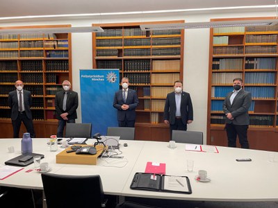 Delegation des BDK München zu Besuch beim Münchner Polizeipräsidenten Delegation des BDK München zu Besuch beim Münchner Polizeipräsidenten