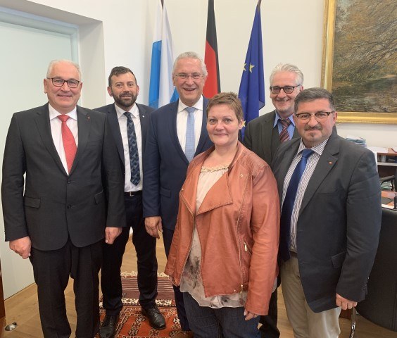 Gespräch mit Innenminister Joachim Herrmann Gespräch mit Innenminister Joachim Herrmann