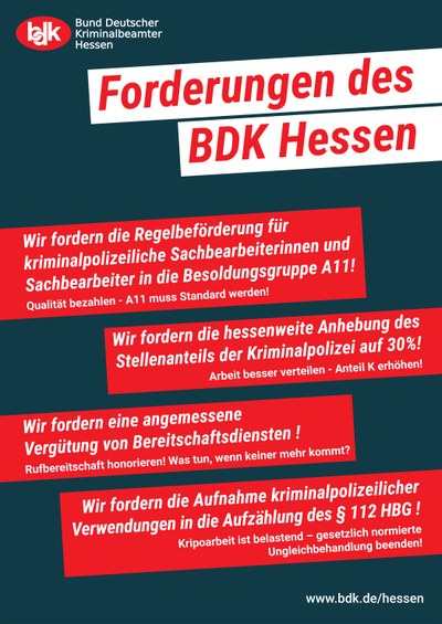 Die Kripo ist nur im Fernsehen toll - Kampagne des BDK Hessen zur Steigerung der Attraktivität der Kriminalpolizei Die Kripo ist nur im Fernsehen toll - Kampagne des BDK Hessen zur Steigerung der Attraktivität der Kriminalpolizei
