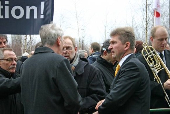 Eindrucksvoller Protest beim Neujahrsempfang der FDP NRW Eindrucksvoller Protest beim Neujahrsempfang der FDP NRW