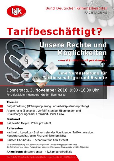 Fachtagung - „TARIFBESCHÄFTIGT? Unsere Rechte und Möglichkeiten“ Fachtagung - „TARIFBESCHÄFTIGT? Unsere Rechte und Möglichkeiten“