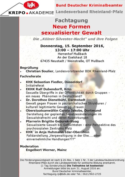 Fachtagung Neue Formen sexualisierter Gewalt Fachtagung Neue Formen sexualisierter Gewalt