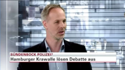G20-Krawalle: Sebastian Fiedler zu Gast bei n-tv G20-Krawalle: Sebastian Fiedler zu Gast bei n-tv