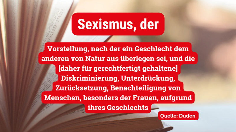 Gemeinsam gegen Sexismus Gemeinsam gegen Sexismus