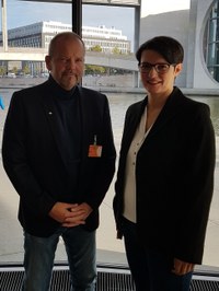 Gespräche im Bundestag