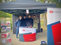 Infostand des BDK MV an der Fachhochschule Güstrow