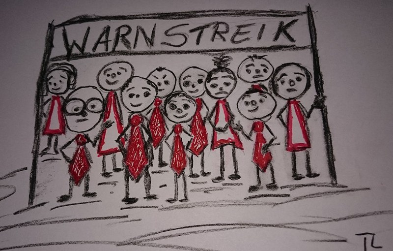 Kleine Änderungen beim Warnstreik Kleine Änderungen beim Warnstreik