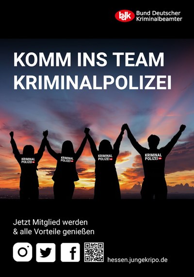 KOMM INS TEAM KRIMINALPOLIZEI - Jetzt Mitglied im BDK werden!