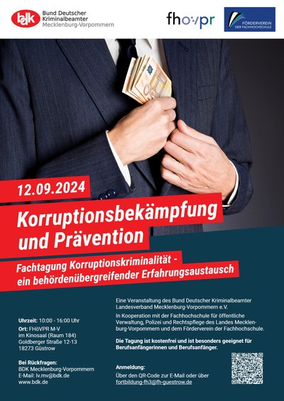 Korruptionsbekämpfung und -prävention – Fachtagung des BDK Korruptionsbekämpfung und -prävention – Fachtagung des BDK
