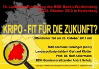 Kripo - Fit für die Zukunft?