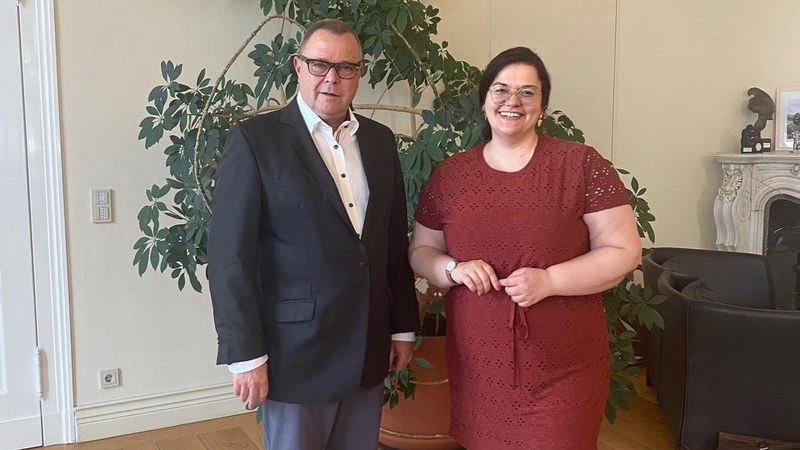 Landesvorsitzende trifft Innenminister Stübgen Landesvorsitzende trifft Innenminister Stübgen
