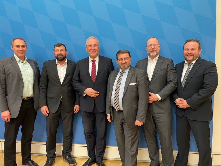 Landesvorstand Bayern trifft Innenminister Herrmann Landesvorstand Bayern trifft Innenminister Herrmann