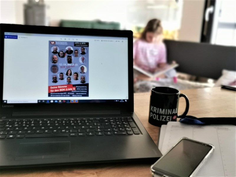 Mehr Homeoffice in der Bundespolizei – auch nach der Krise! Mehr Homeoffice in der Bundespolizei – auch nach der Krise!