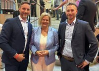 Mit Nancy Faeser im Gespräch