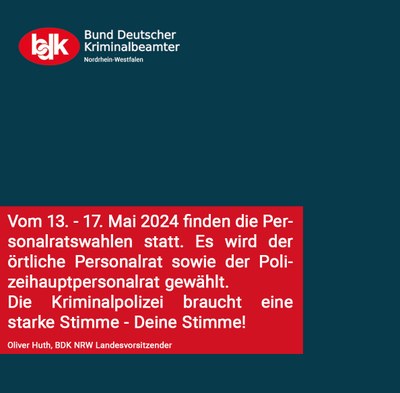 Personalratswahlen bei der Polizei NRW Personalratswahlen bei der Polizei NRW
