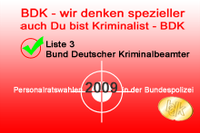 Personalratswahlen in der Bundespolizei beendet  - danke, wir sind "drin"