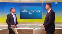 SAT 1 regional Beitrag: Kriminalstatistik 2017 - Straftaten in Hamburg gesunken