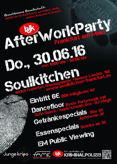 Save the Date: BDK AfterWorkParty am 30.06.16 in Frankfurt am Main Save the Date: BDK AfterWorkParty am 30.06.16 in Frankfurt am Main