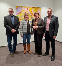 Sympathisches Gespräch mit der neuen Innenministerin