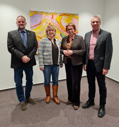 Sympathisches Gespräch mit der neuen Innenministerin Sympathisches Gespräch mit der neuen Innenministerin