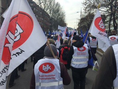 Tarifverhandlungen im TV-L - Demo am 12. Februar 2019 in Stuttgart Tarifverhandlungen im TV-L - Demo am 12. Februar 2019 in Stuttgart