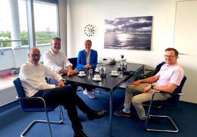 Treffen mit Amtsleitung des Finanzamtes für Prüfungsdienste und Strafsachen in Hamburg