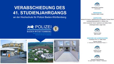 Verabschiedung des 41. Studienjahrgangs Verabschiedung des 41. Studienjahrgangs