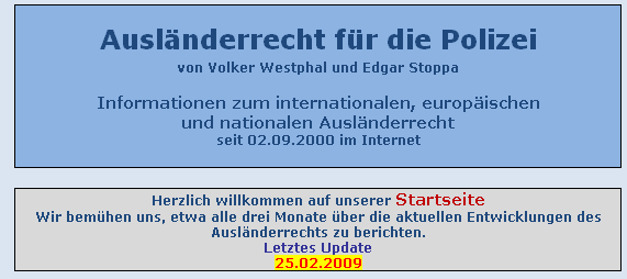 Webseite Westphal/Stoppa wieder erreichbar Webseite Westphal/Stoppa wieder erreichbar