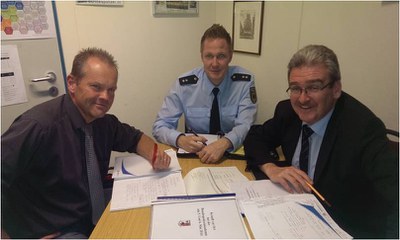 Weitere Gespräche im Bundespolizeipräsidium Weitere Gespräche im Bundespolizeipräsidium