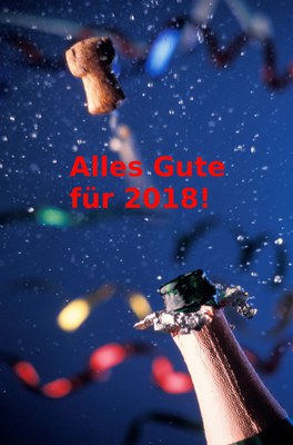 Willkommen im Jahr 2018! Willkommen im Jahr 2018!
