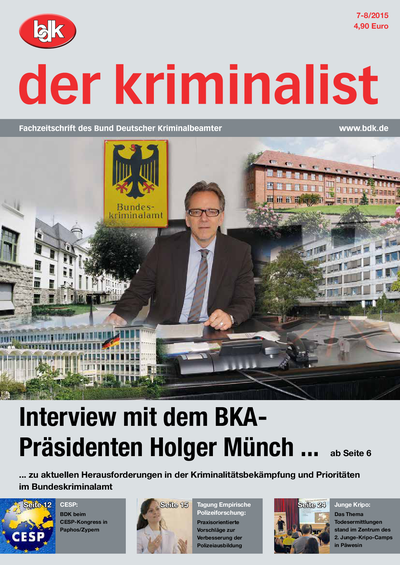 "der kriminalist" 07-08/2015 "der kriminalist" 07-08/2015