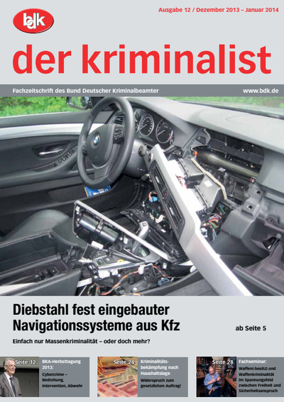 "der kriminalist" 12/2013-01/2014 "der kriminalist" 12/2013-01/2014