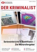 Die Nationale Sicherheitsstrategie – (k)ein Instrument gesamtstaatlichen Handelns nach der Zeitenwende? +++ Serieneinbrüche in Bankfilialen – Ziel Münzrollengeber +++ Vertane Chancen – Anmerkungen zur Inkraftsetzung der Nationalen Sicherheitsstrategie und zum Verzicht auf einen Nationalen Sicherheitsrat +++ Die Sicherung von Kryptowährungen im praktischen Einsatz +++ Arbeitsbereich „Neue Psychoaktive Stoffe, Arznei- und Dopingmittel“ +++ BDK-Bundesvorstandssitzung in Bad Hersfeld – Intensive fachliche Diskussionen und neue Akzente +++ Ein Impuls für die Implementierung der Kanban-Methode +++ Tarifbeschäftigte – 2-Klassen-Gesellschaft in den Polizeibehörden? +++ Rückblick auf das Junge Kripo Camp 2023 in Bad Segeberg +++ Der BDK-Online-Adventskalender – Schokolade kann jeder +++ Buchbesprechung: Organisierte Einbruchskriminalität