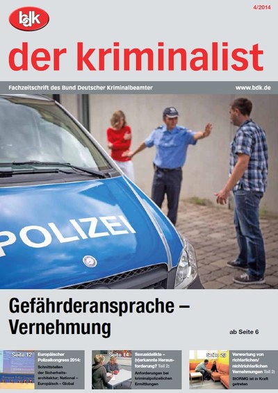 "der kriminalist" 04/2014 "der kriminalist" 04/2014