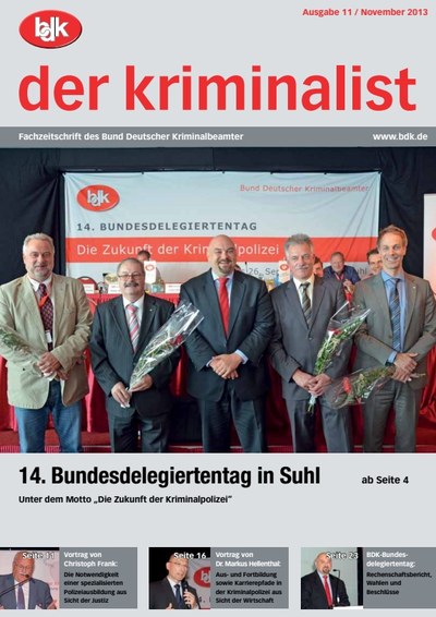 "der kriminalist" 11/2013 "der kriminalist" 11/2013