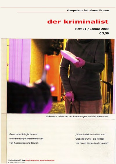 "der kriminalist" 1/2009 "der kriminalist" 1/2009