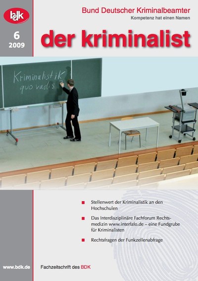 "der kriminalist" 6/2009 "der kriminalist" 6/2009