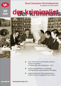 "der kriminalist" 10/2009