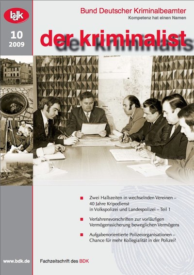 "der kriminalist" 10/2009 "der kriminalist" 10/2009